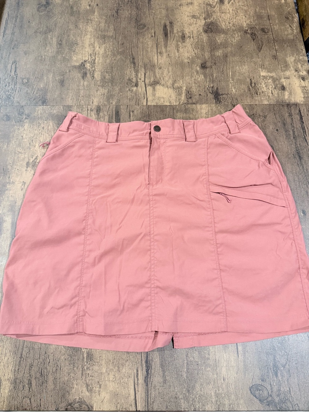 Duluth Trading Co Pink Active Skort with Inner Shorts